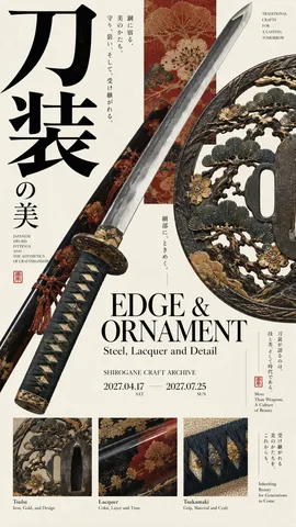 日本美术馆展览海报生成器